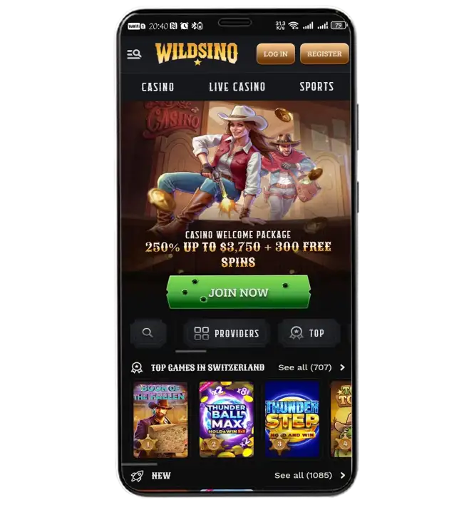 Home screen